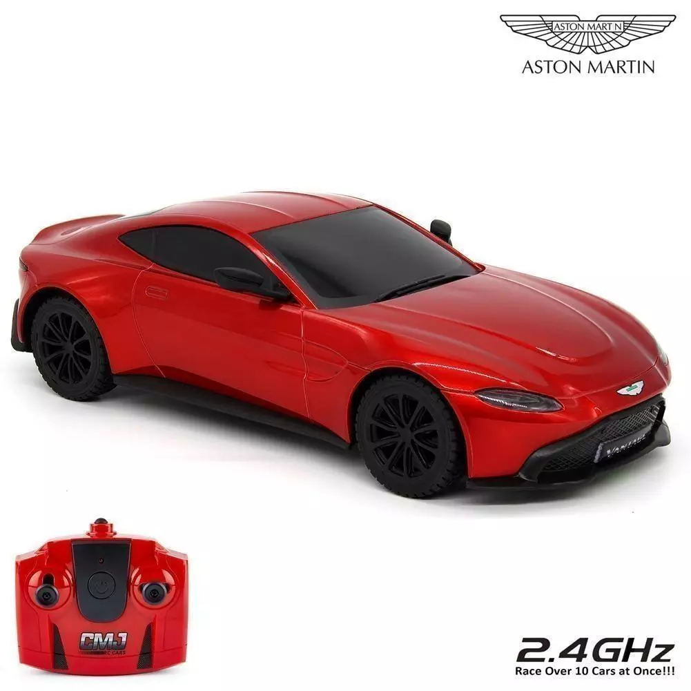 Aston Martin Vantage Radio Controlled Car 1 24 Scale Red