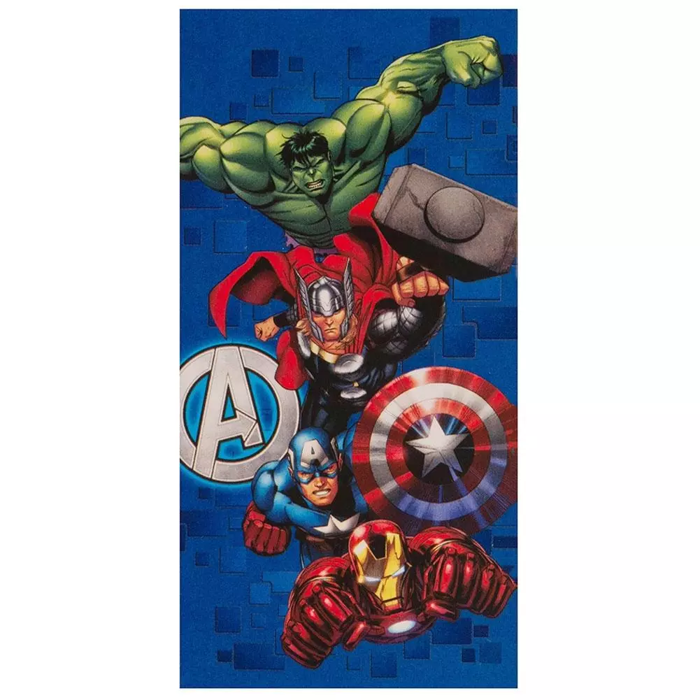 Avengers Characters Velour Beach Towel