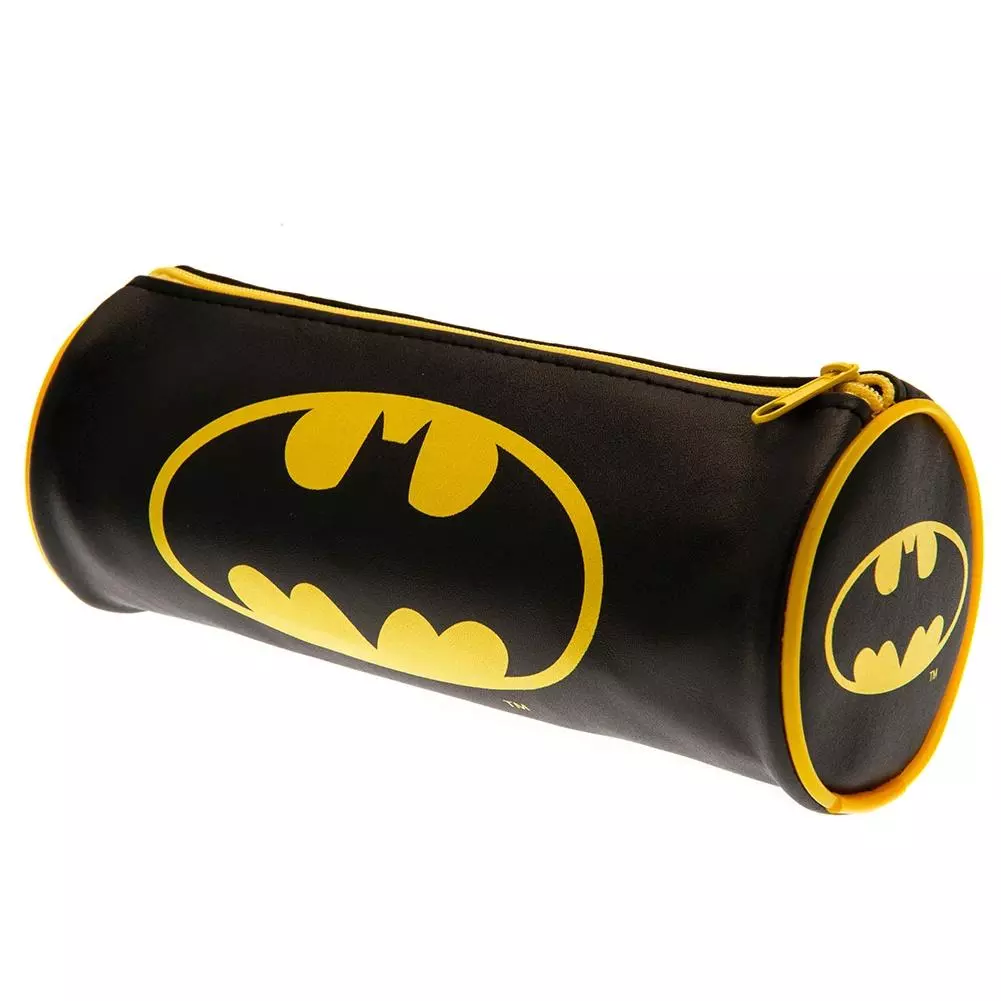 Batman Logo Tubular Zipped Pencil Case 