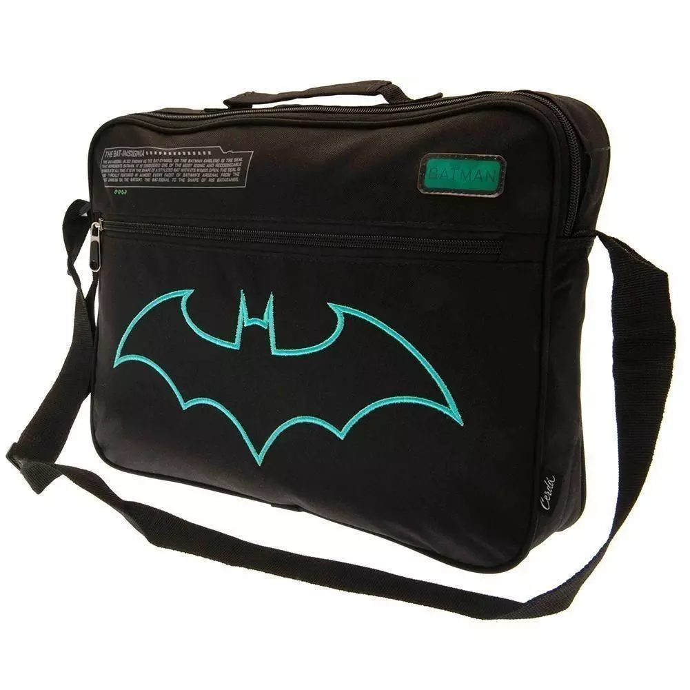 Batman Logo Black Messenger Bag