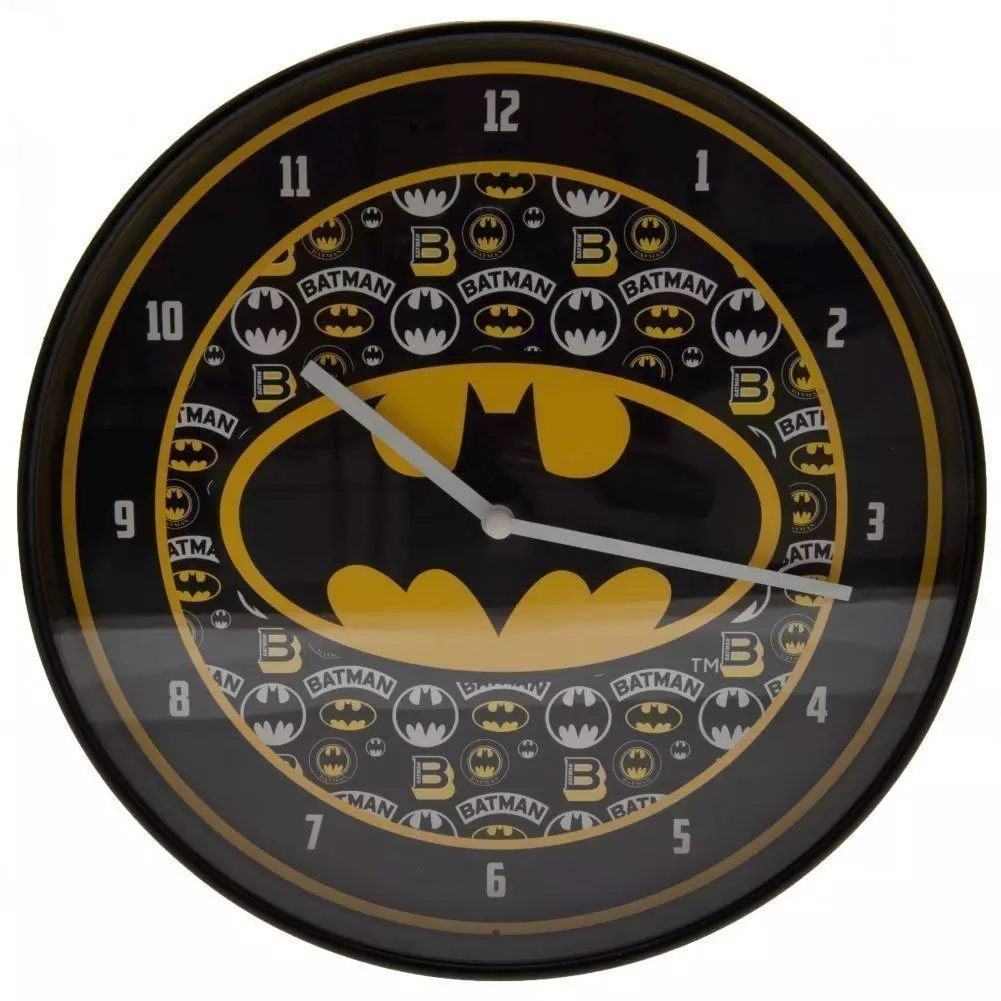 Batman Logo Hanging Wall Clock