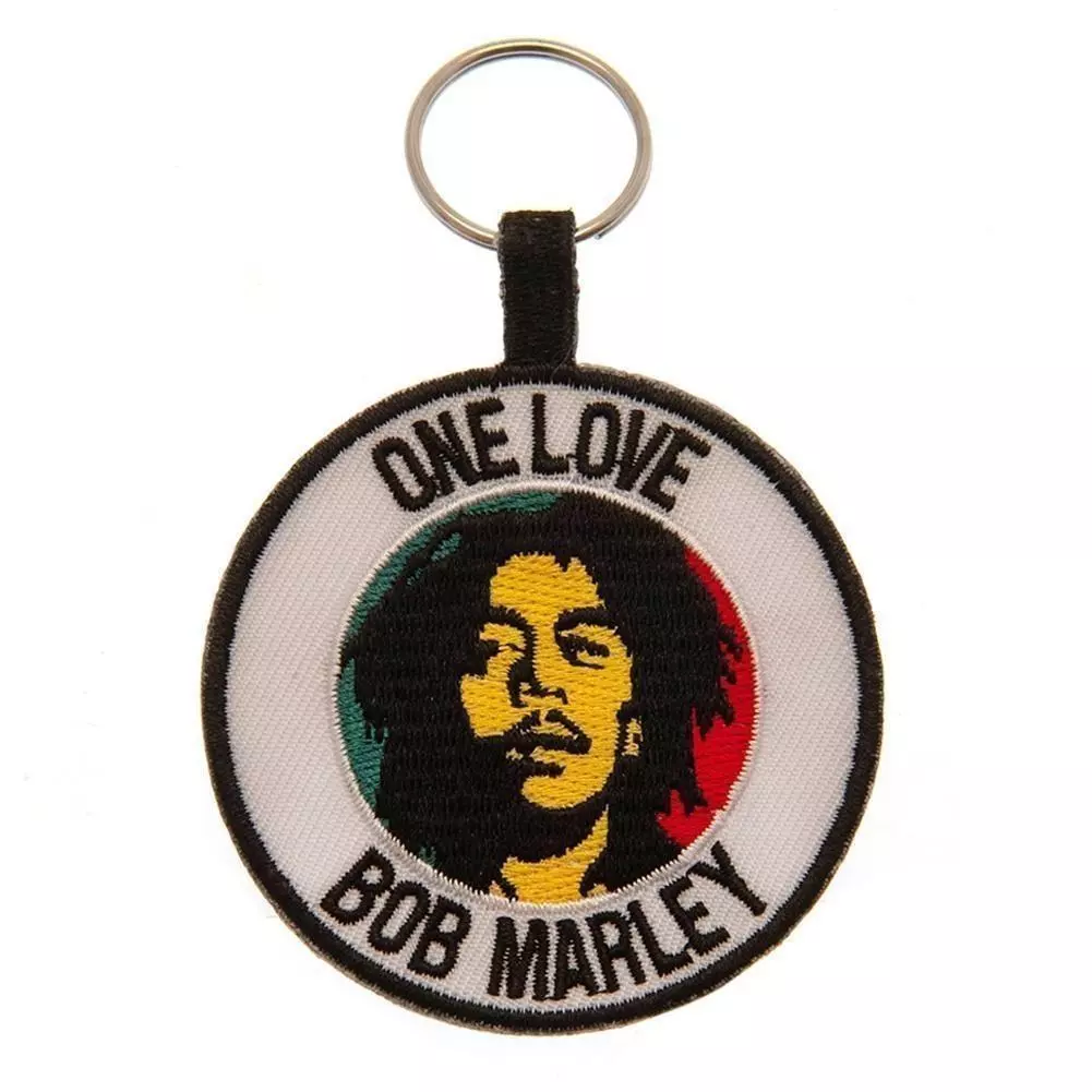 Bob Marley One Love Woven Keyring