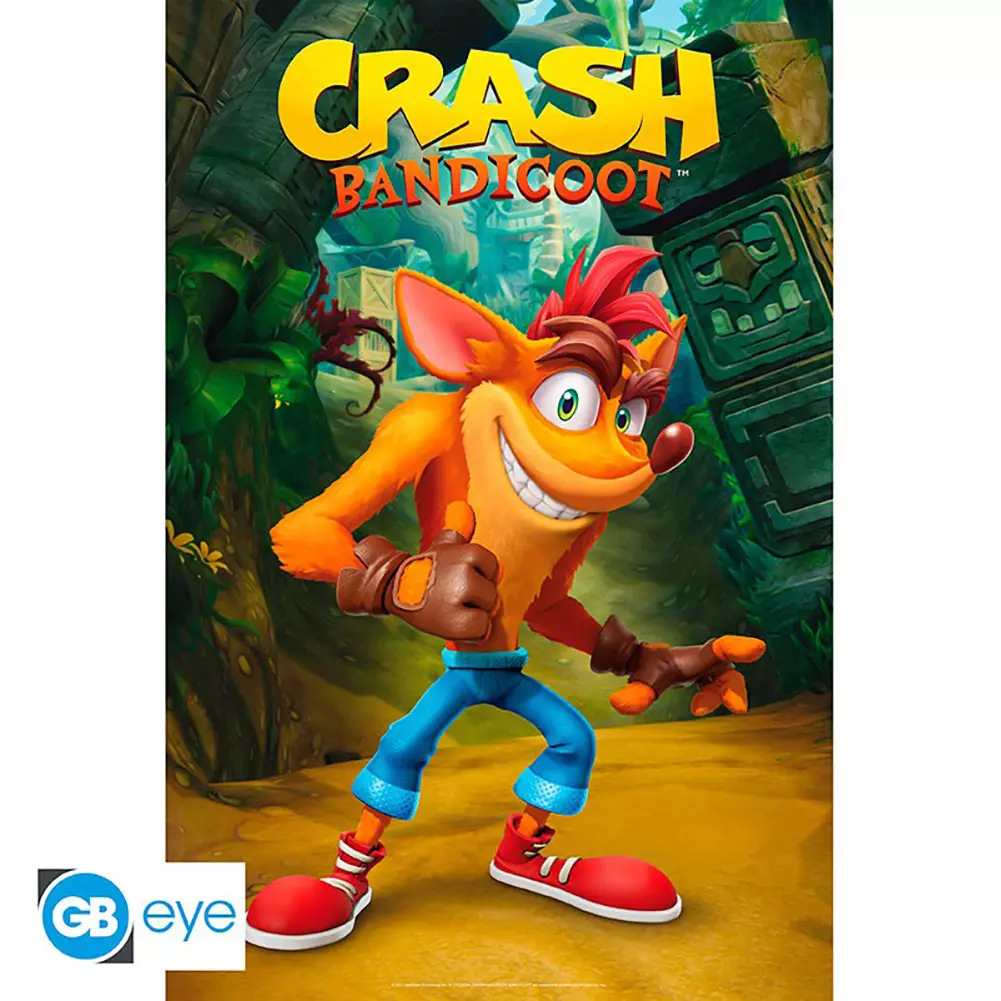 Crash Bandicoot Classic Wall Poster 