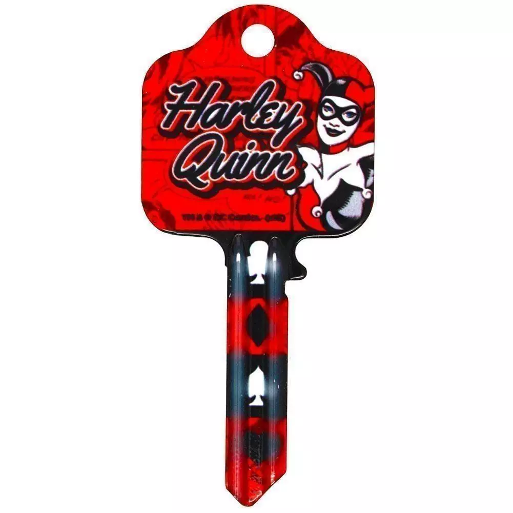 DC Comics Harley Quinn Ready To Cut Blank Door Key 