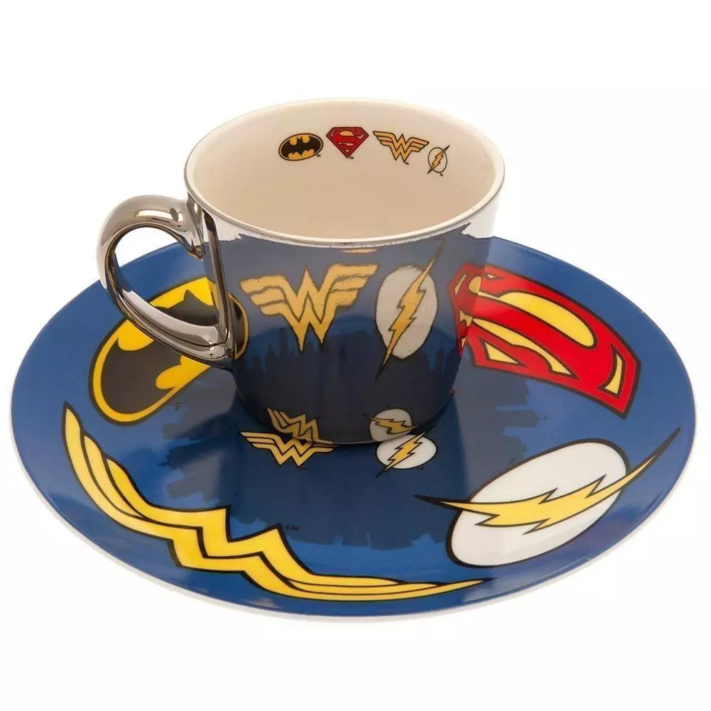 DC Comics Mirror Mug and Plate Set