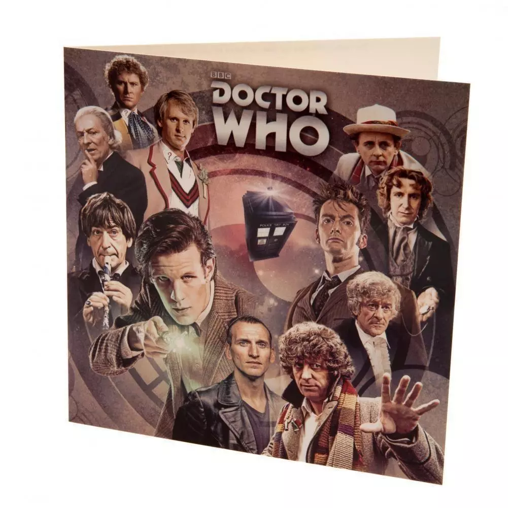 Doctor Who Blank Greeting Card