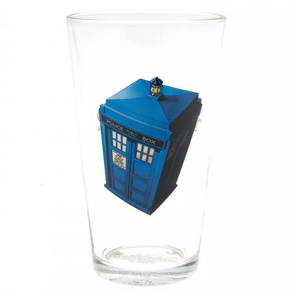 Doctor Who Tardis Classic Printed Large Glass