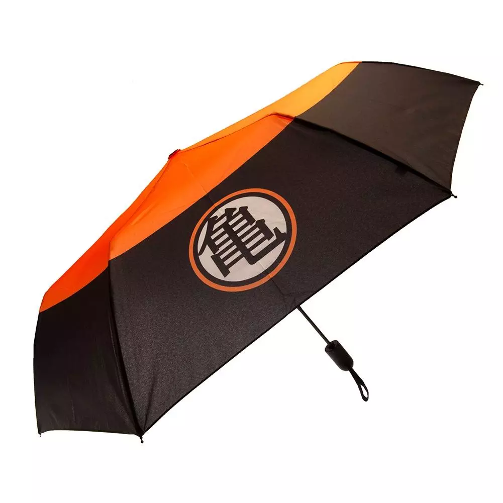 Dragon Ball Z Black and Orange Automatic Umbrella