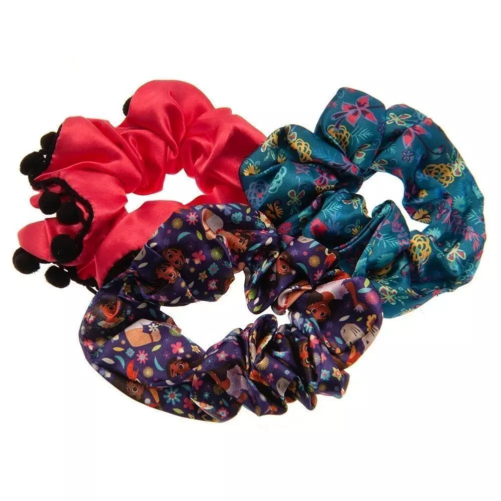 Encanto 3 pack Colourful Hair Scrunchie Set