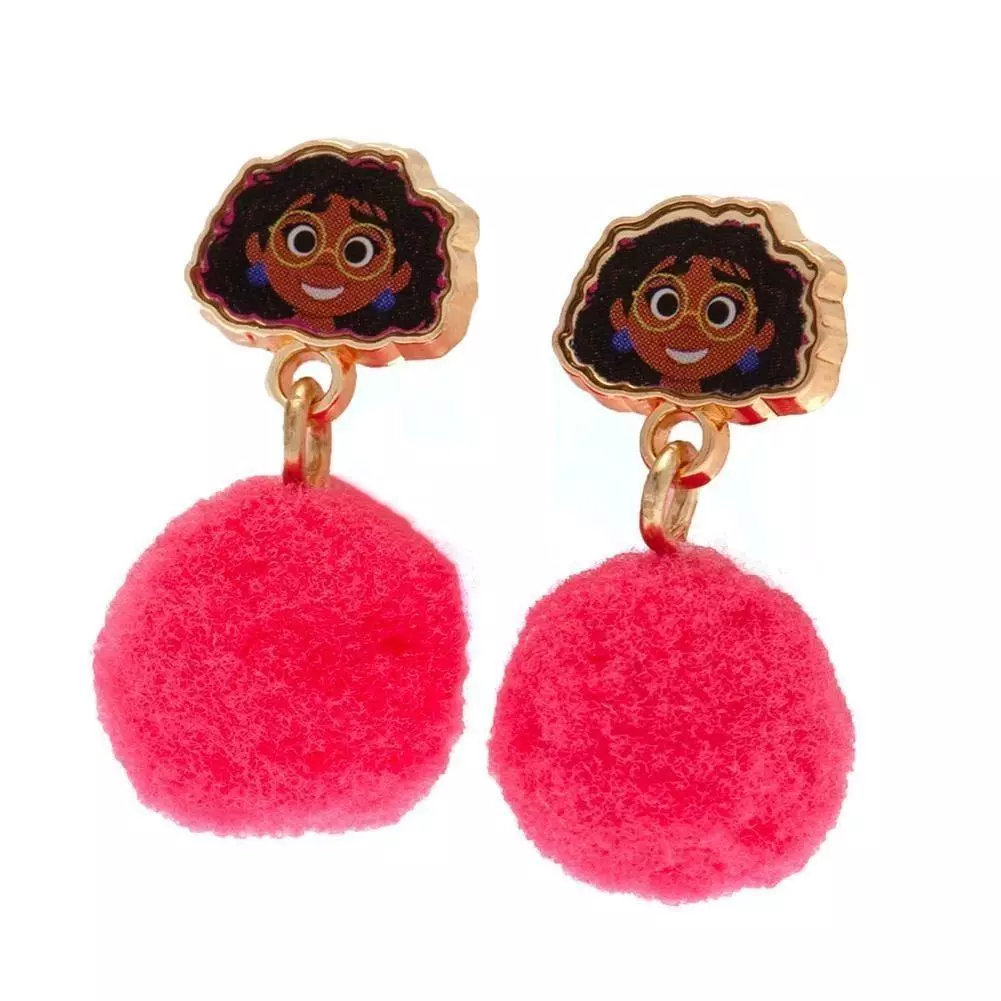 Encanto Themed Pom Pom Stud Fashion Jewellery Earrings