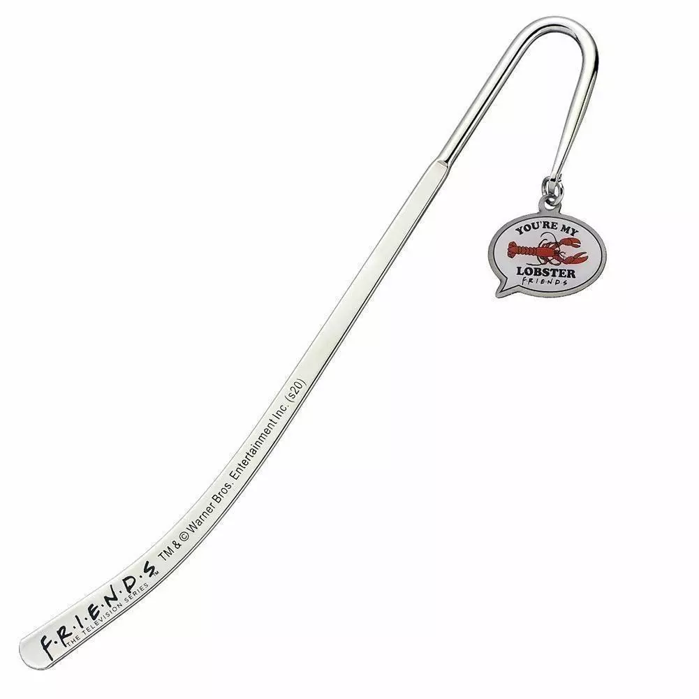 Friends Lobster Silver Plated Charm Bookmark