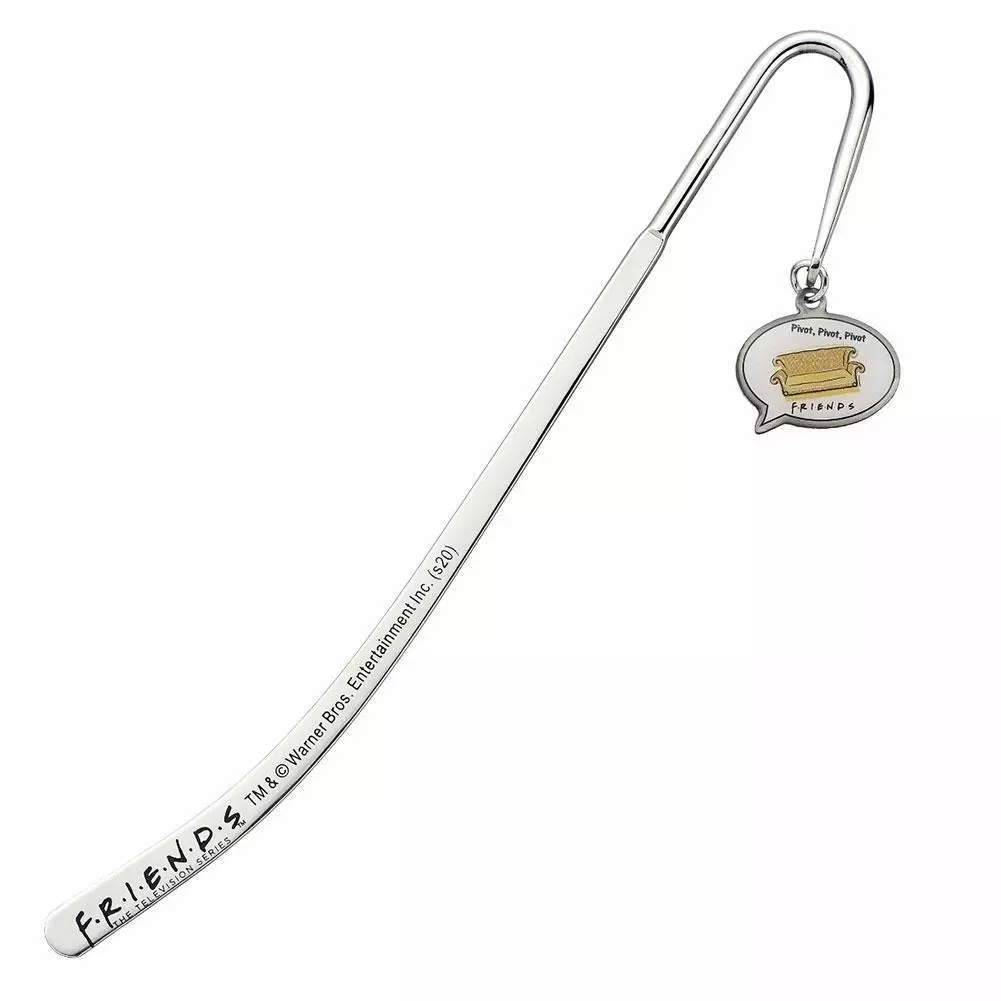 Friends Pivot! Silver Plated Charm Bookmark