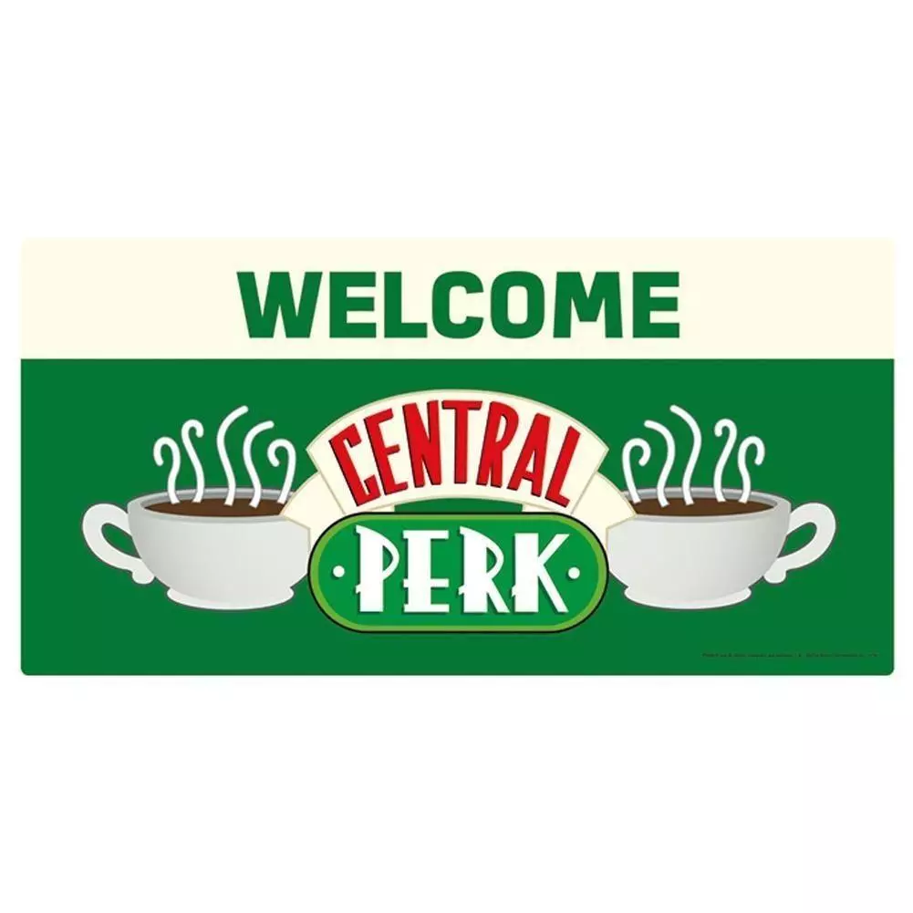Friends Central Perk Metal Wall Sign 
