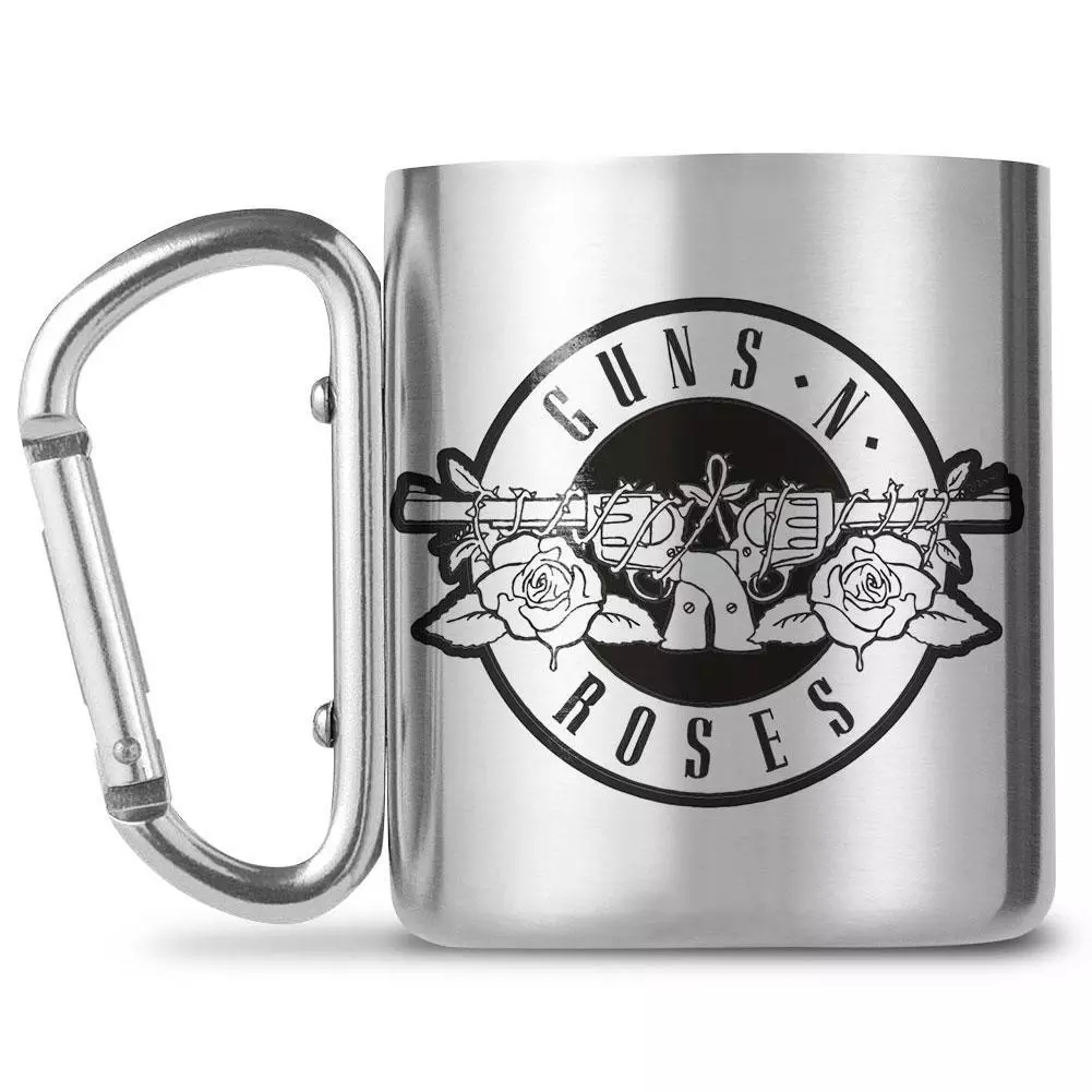 Guns N Roses Lightweight Stainless Steel Carabiner Mug