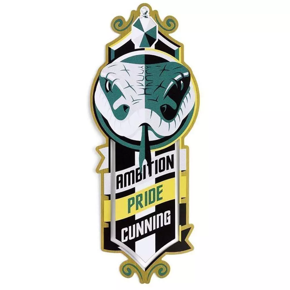 Harry Potter Slytherin Stainless Steel Colour Bookmark