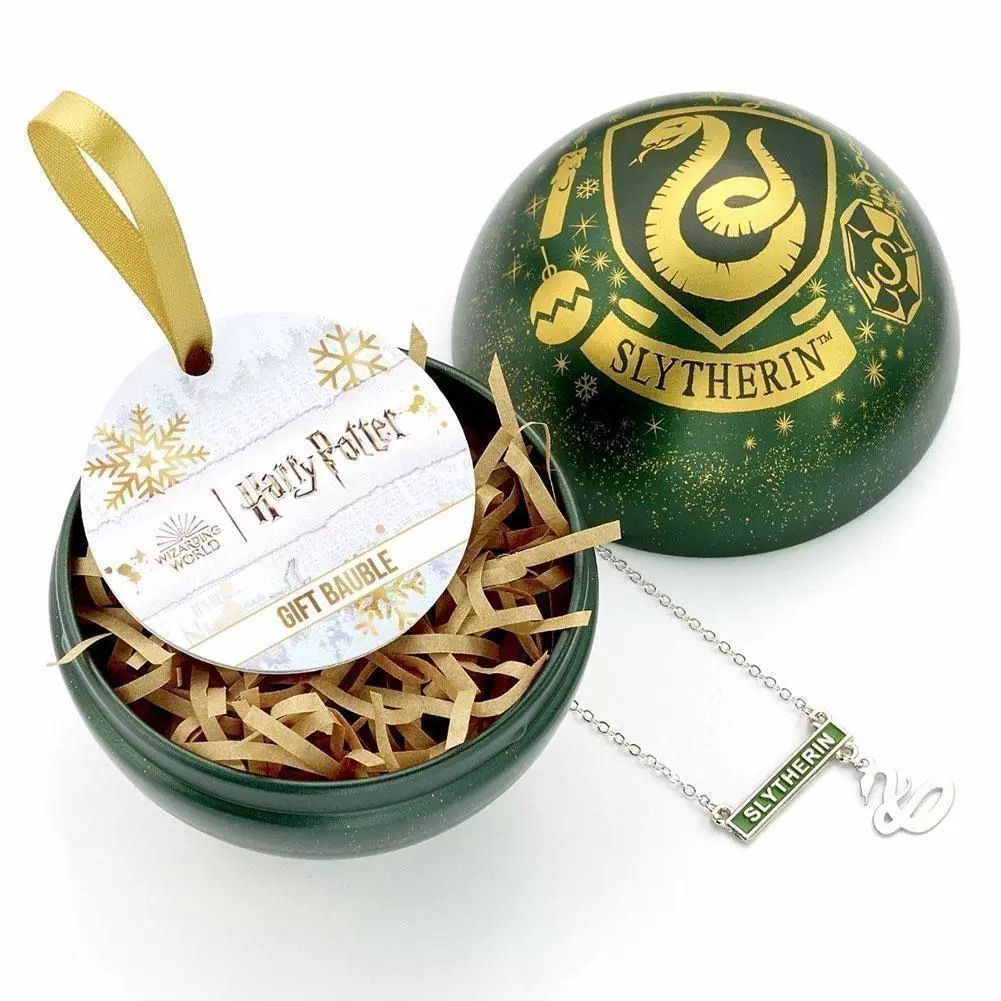 Harry Potter Slytherin Christmas Gift Bauble 