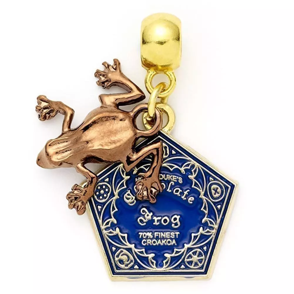 Harry Potter Chocolate Frog Gold Plated Charm 