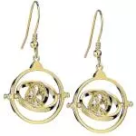 Harry-Potter-Gold-Plated-Crystal-Earrings-Time-Turner