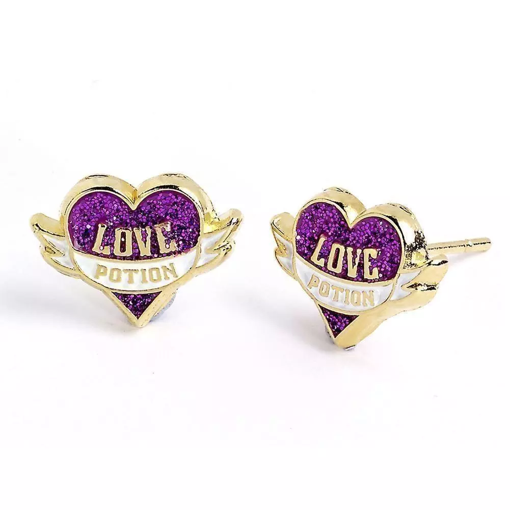 Harry Potter Love Potion Gold Plated Earrings 