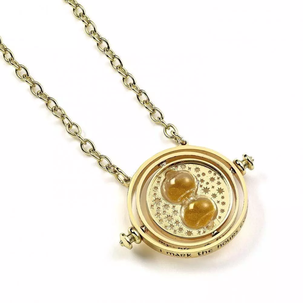 Harry Potter Time Turner Gold Plated Necklace 