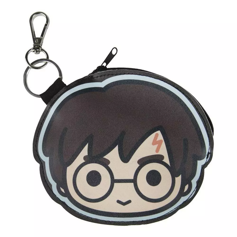 Harry Potter Chibi Harry Zipped PU Keychain Coin Purse 