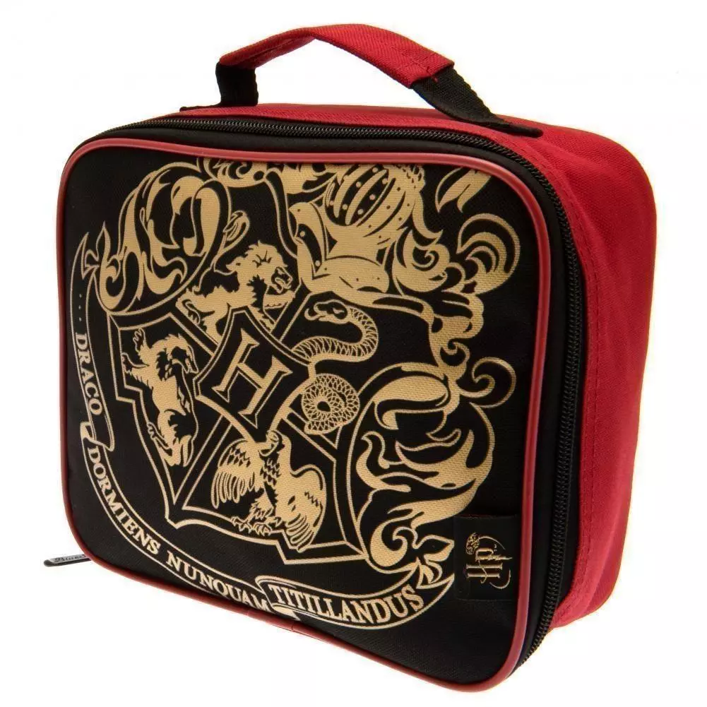 Harry Potter Gold Crest Black Lunch Bag 