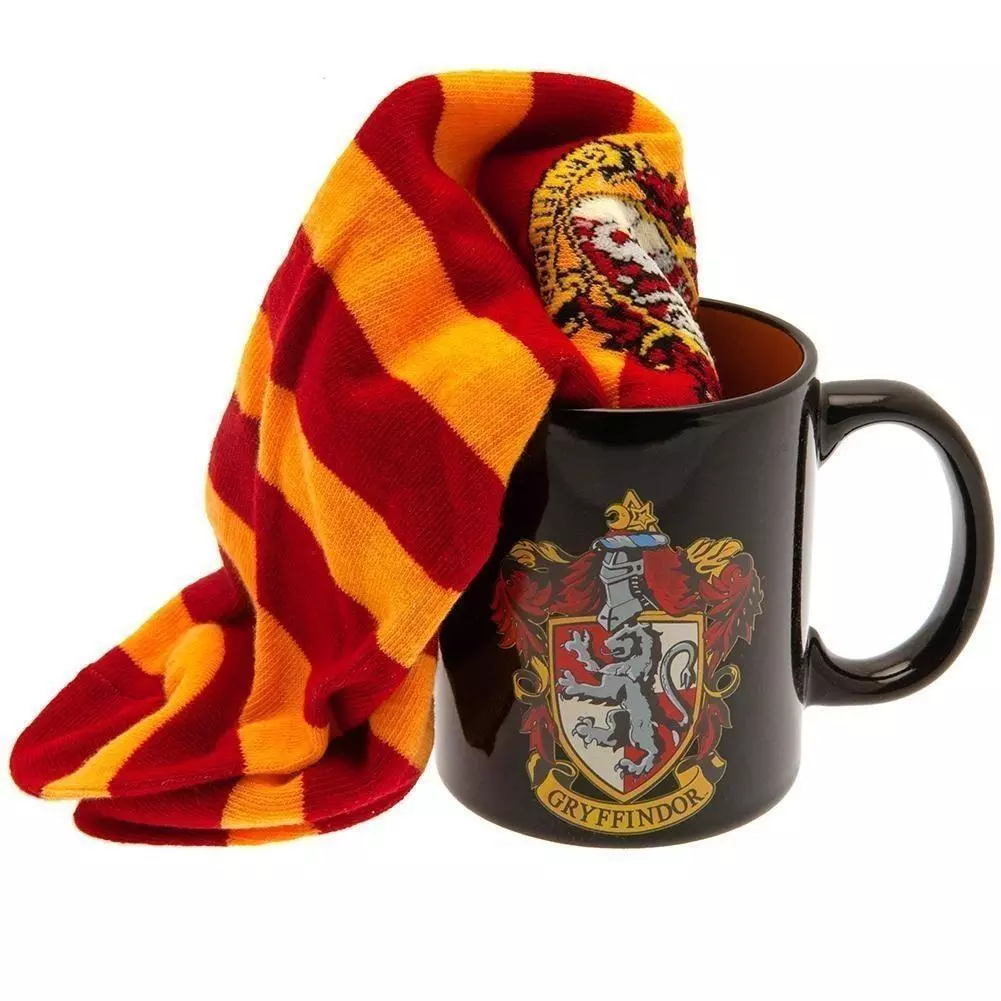 Harry Potter Gryffindor Ceramic Mug and Sock Set