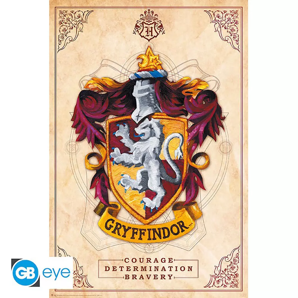 Harry Potter Gryffindof Crest Wall Poster 