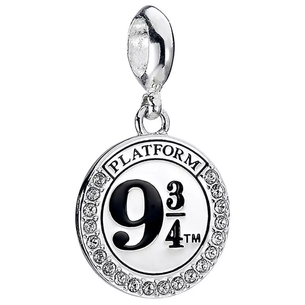 Harry Potter 9 & 3 Quarters Sterling Silver Crystal Charm 