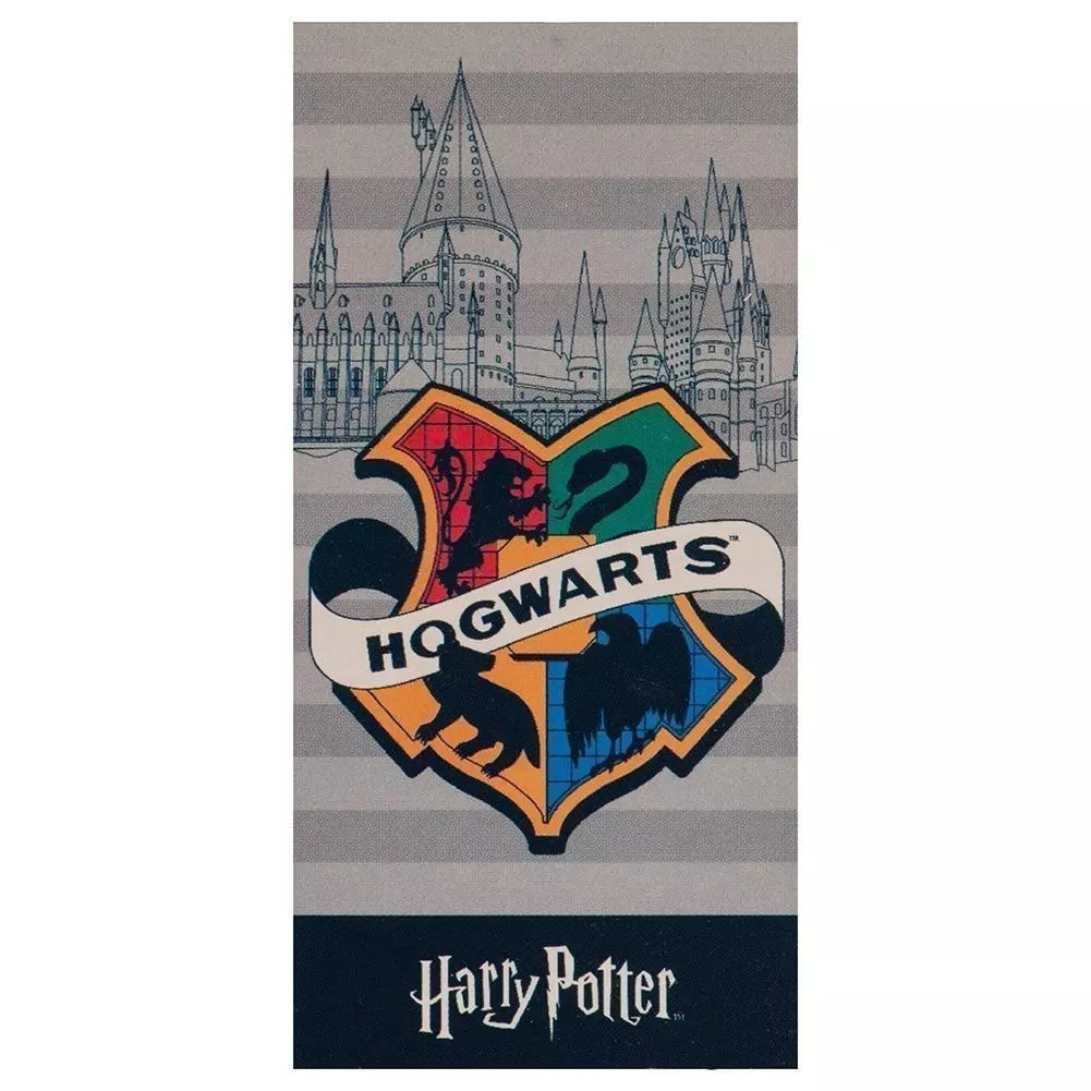 Harry Potter Hogwarts House Velour Beach Towel