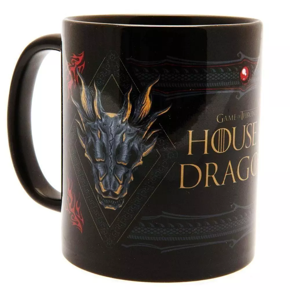 House Of The Dragon Ornate Ceramic Coffee Mug 