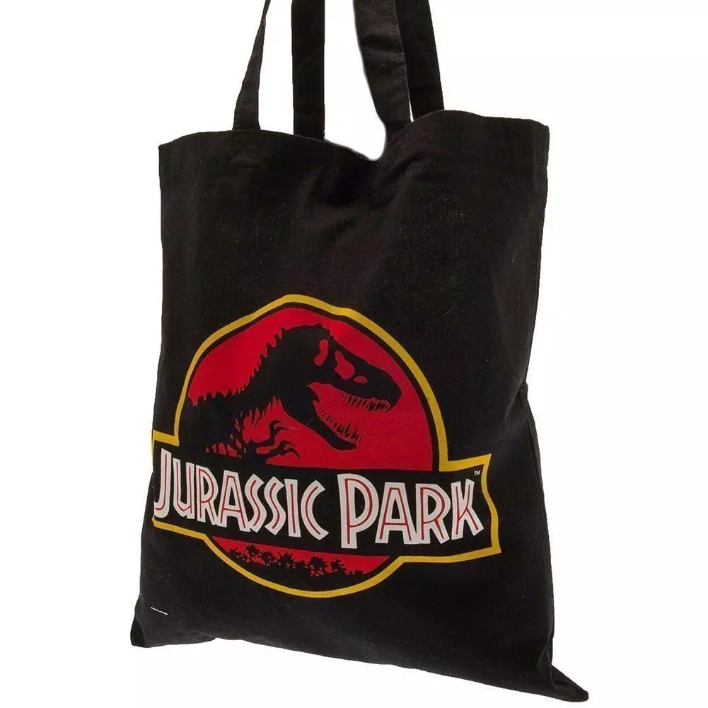 Jurassic Park Logo Canvas Tote Bag