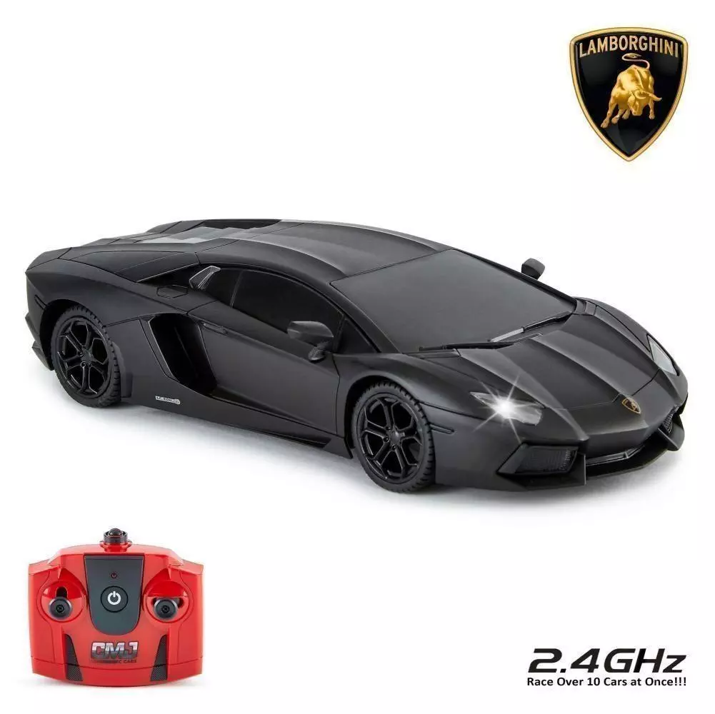 Lamborghini Aventador Black 1:24 Radio Controlled Car
