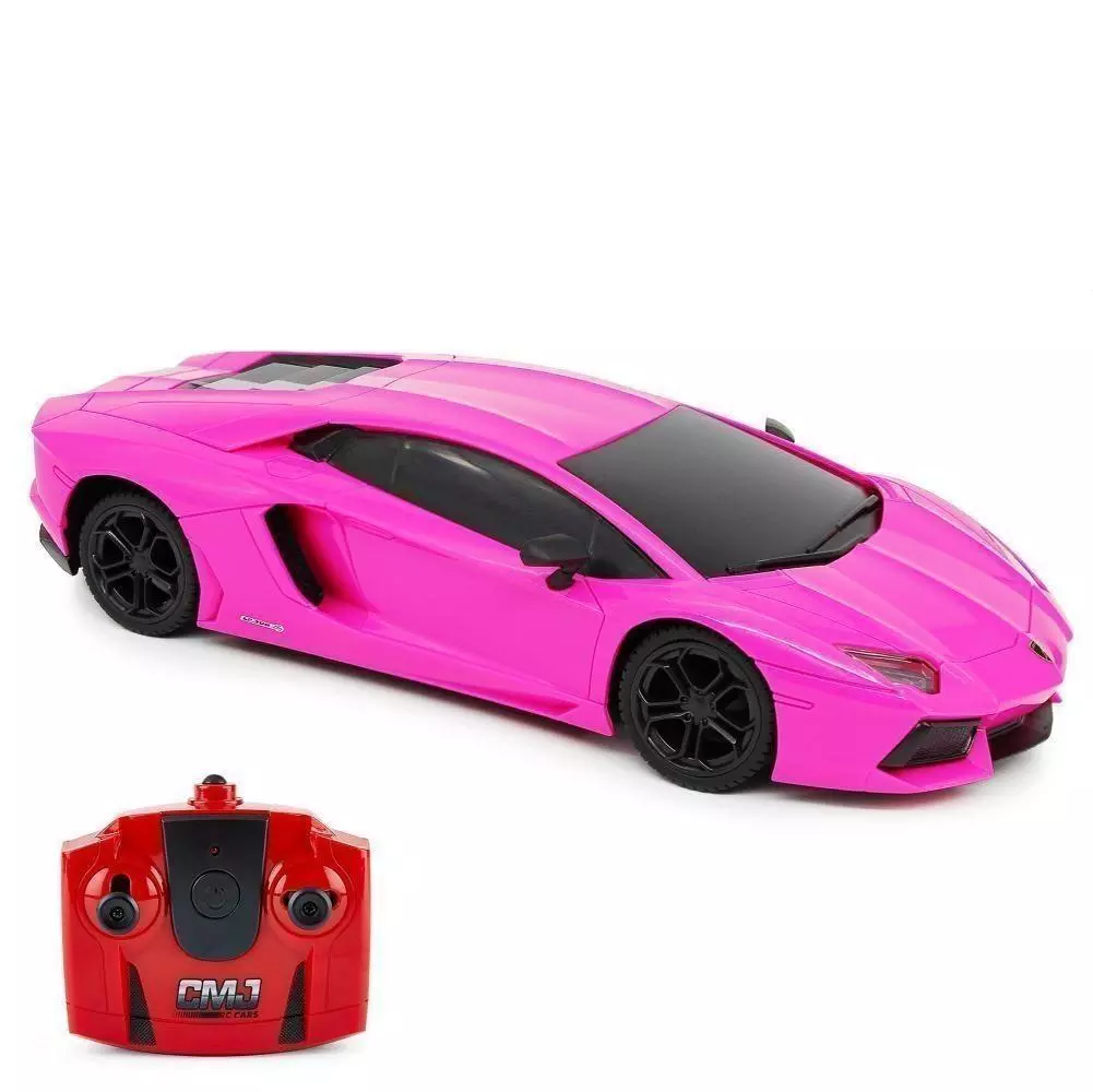 Lamborghini Aventador Pink 1:24 Radio Controlled Car