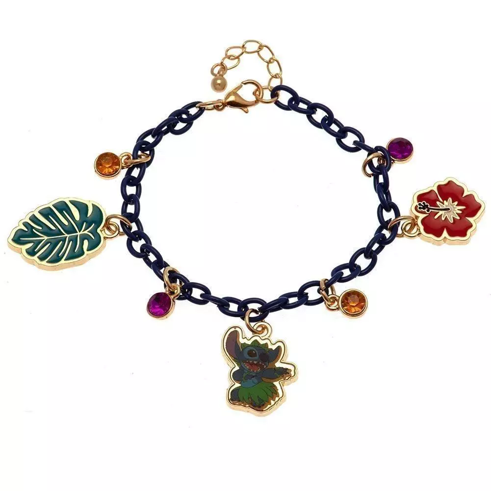 Lilo & Stitch Fashion Jewellery Gem Charms Bracelet