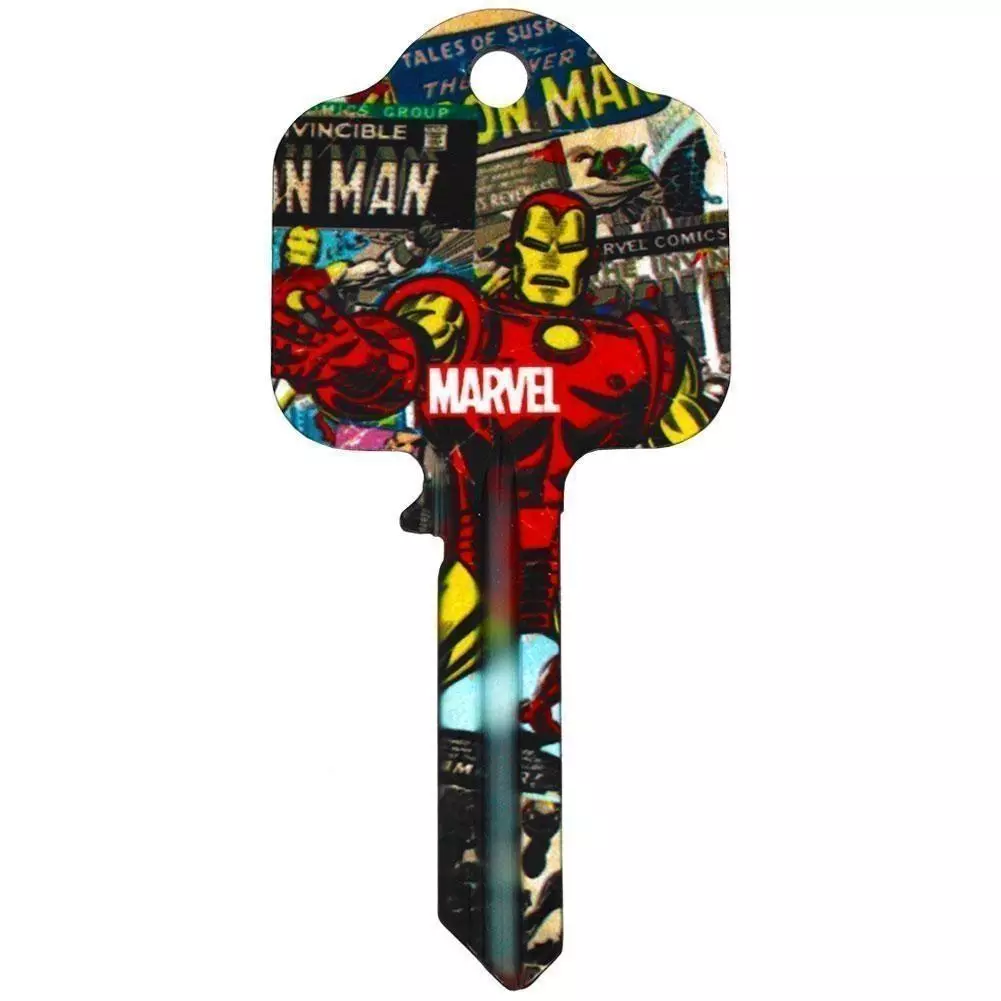Marvel Comics Iron Man Ready To Cut Blank Door Key 