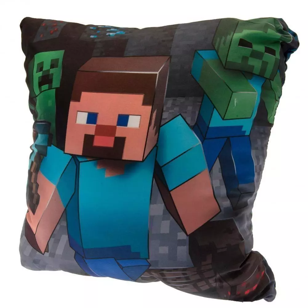 Minecraft Logo Artwork Cushion