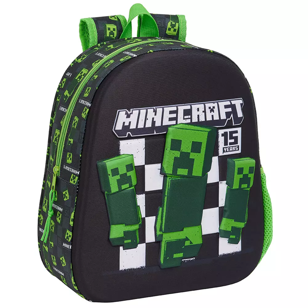 Minecraft Creeper 3D Junior Backpack