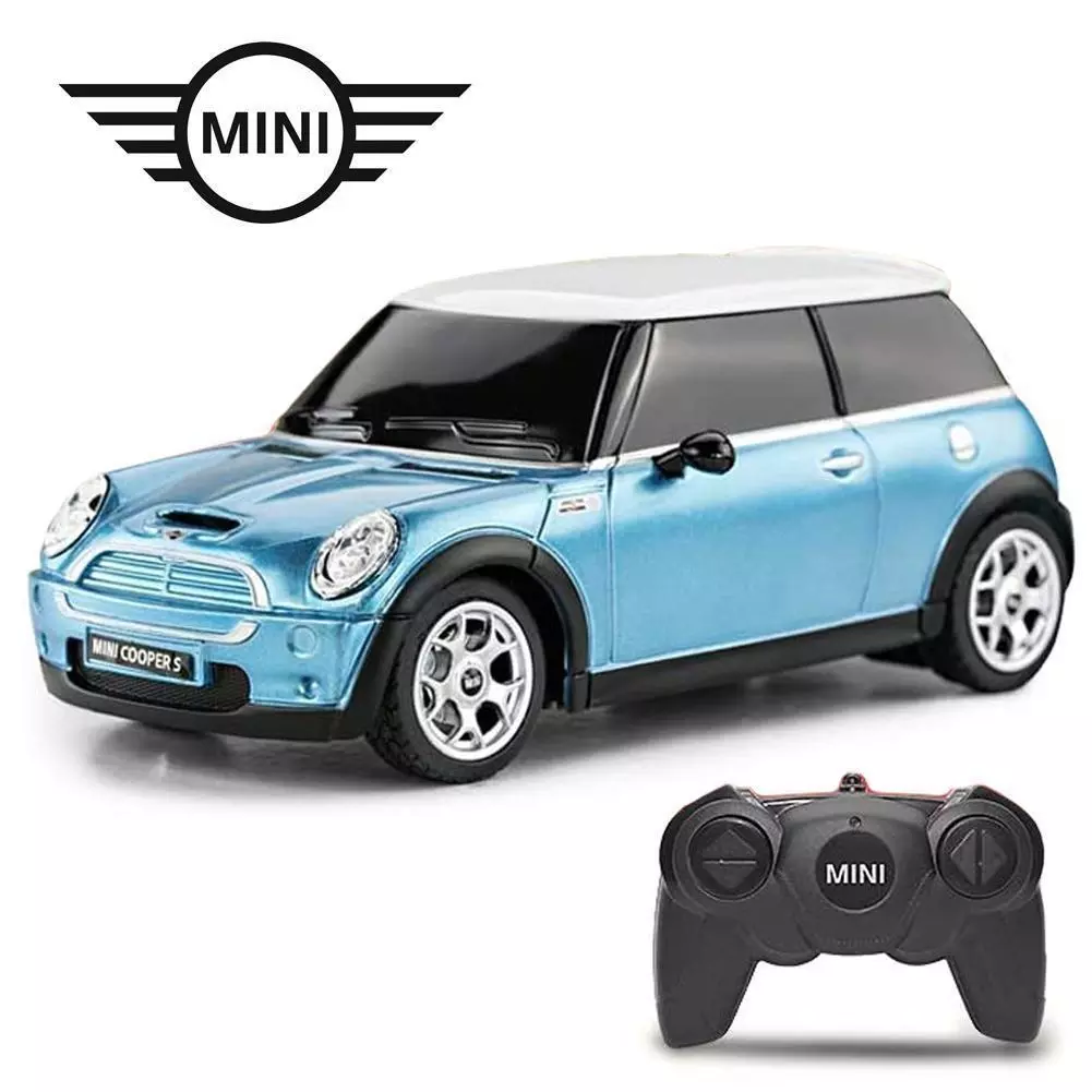 Mini Cooper S Blue 1:24 Radio Controlled Car
