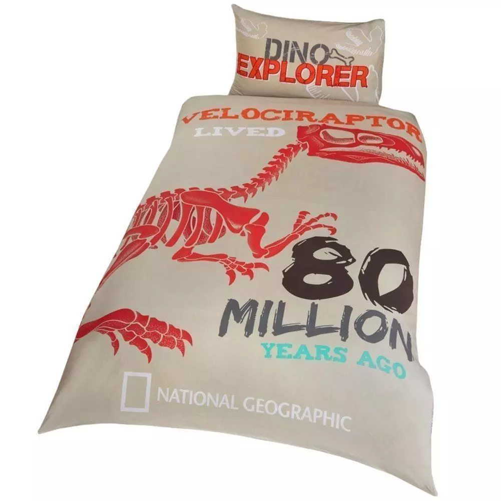 National Geographic Raptor Reversible Single Duvet Set 