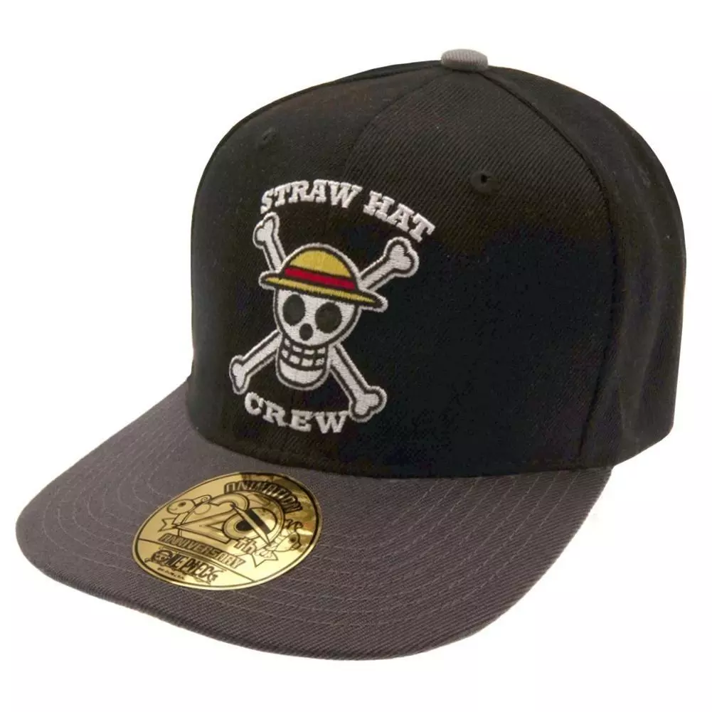 One Piece Straw Hat Crew Snapback Cap
