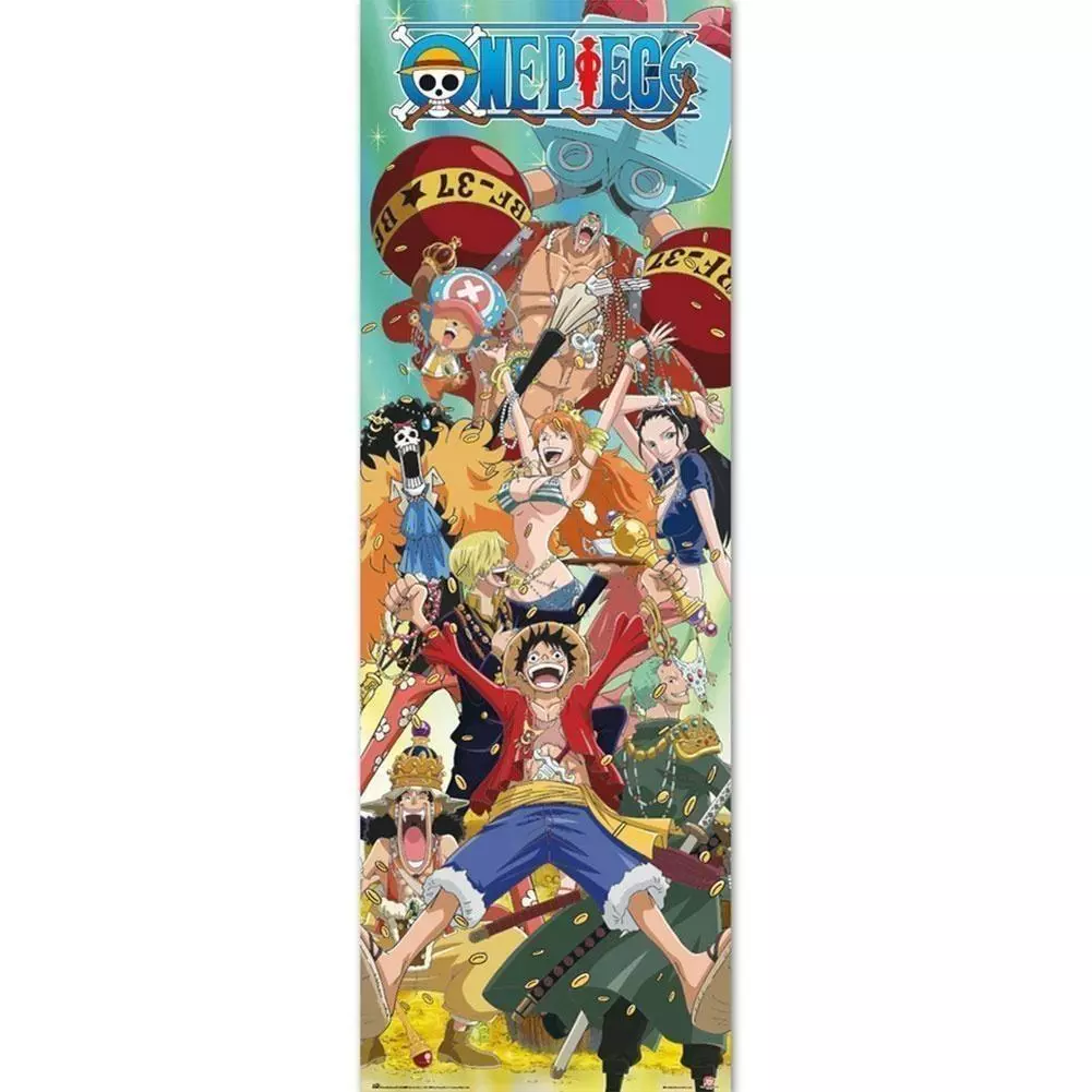 One Piece Characters Rolled Door Poster 