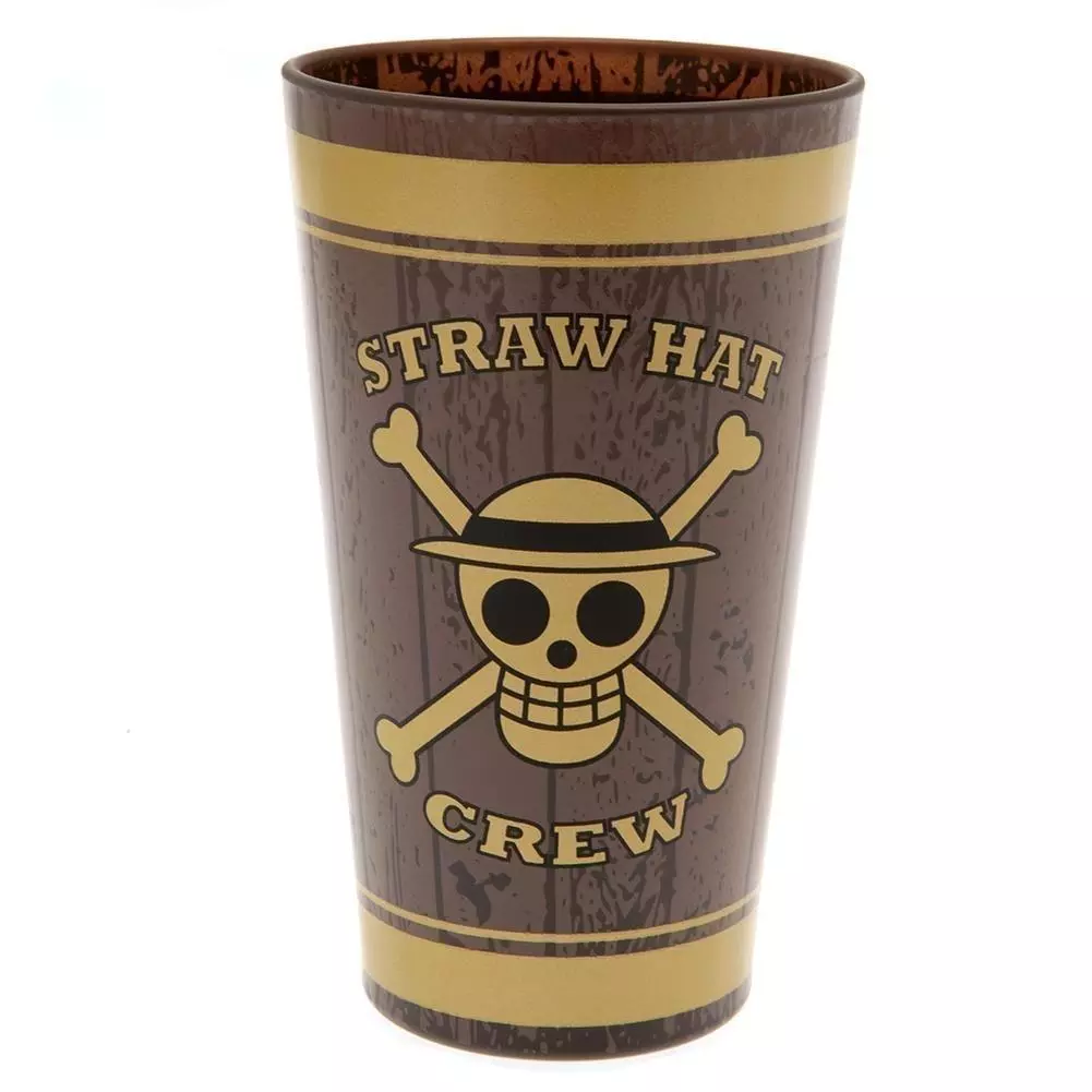 One Piece Straw Hat Crew Premium Large Glass 