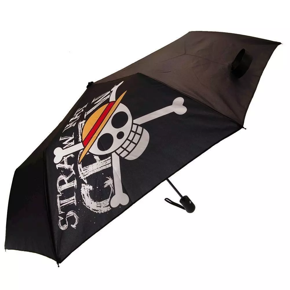 One Piece Black Automatic Umbrella