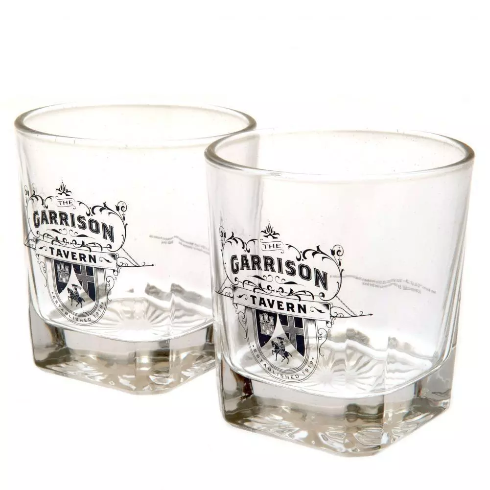 Peaky Blinders Garrison Tavern Classic Printed Whiskey Glass Set