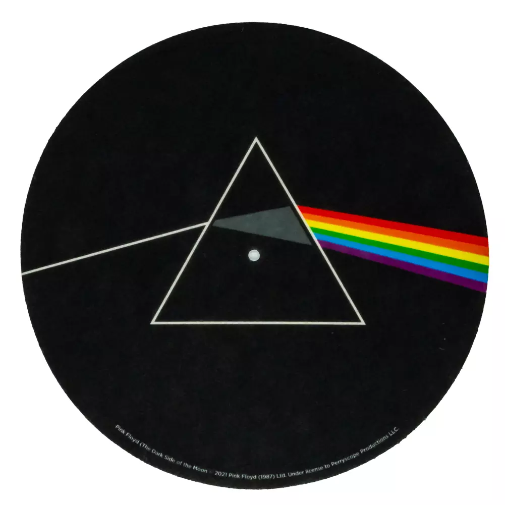 Pink Floyd The Dark Side Of The Moon Black Felt Record Slipmat