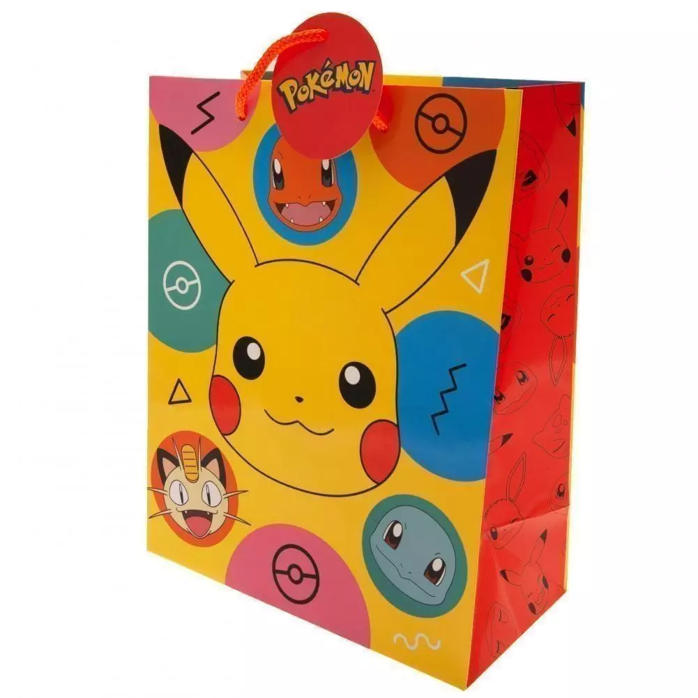 Pokemon Medium Gift Bag 