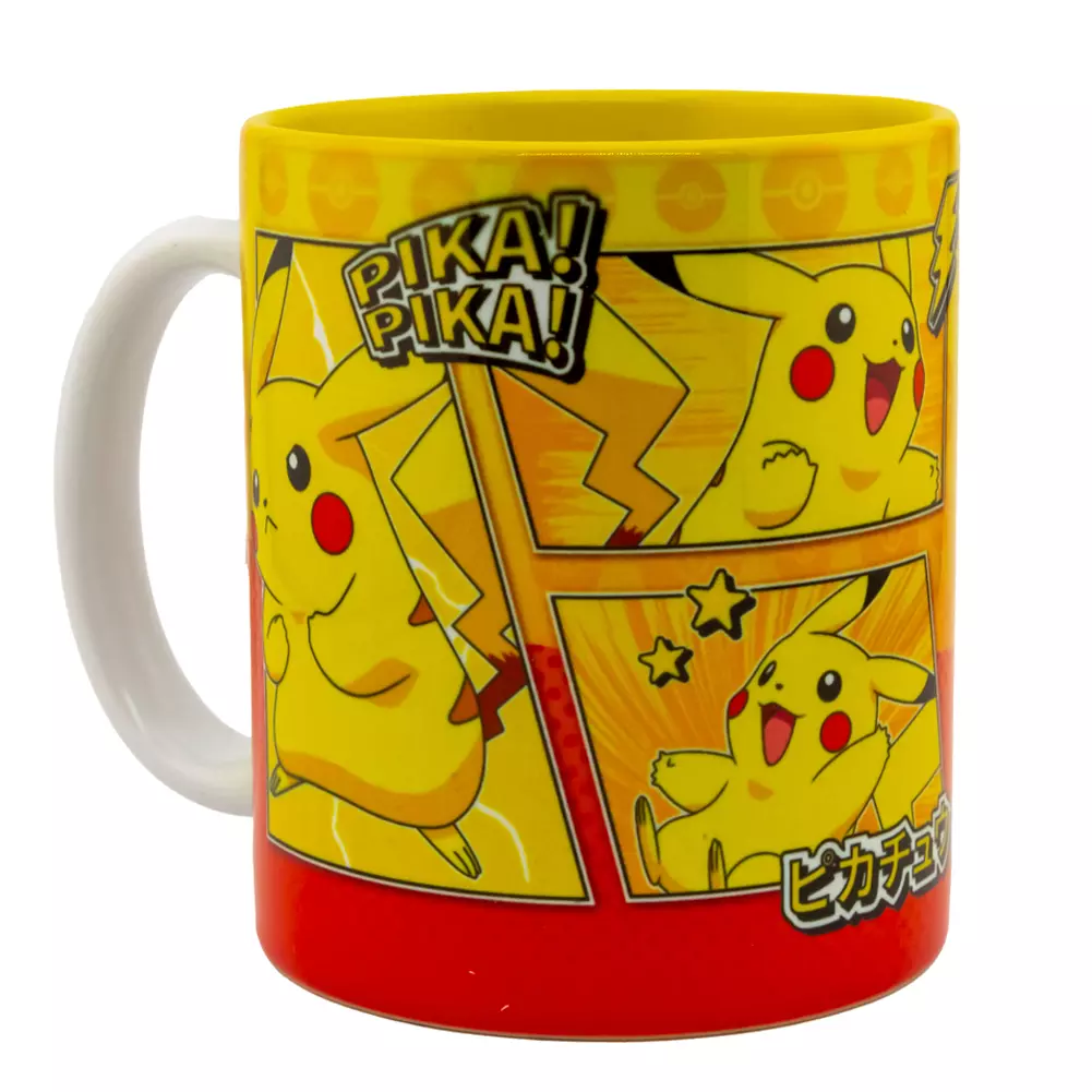 Pokemon Pikachu Comic Strip Ceramic Coffee Mug