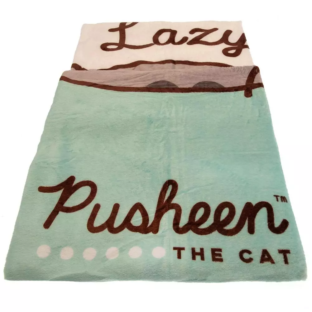 Pusheen Lazy Premium Fleece Blanket