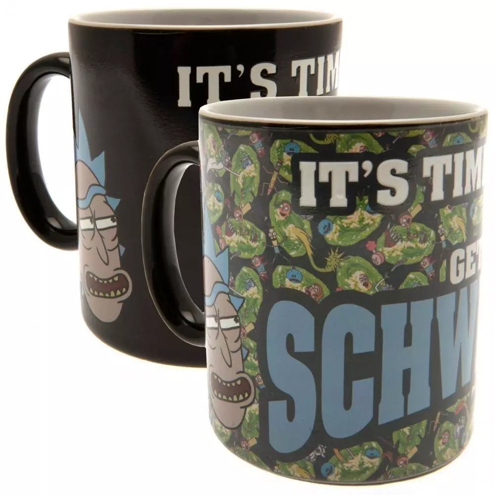 Rick And Morty Schwifty Heat Changing Ceramic Mug